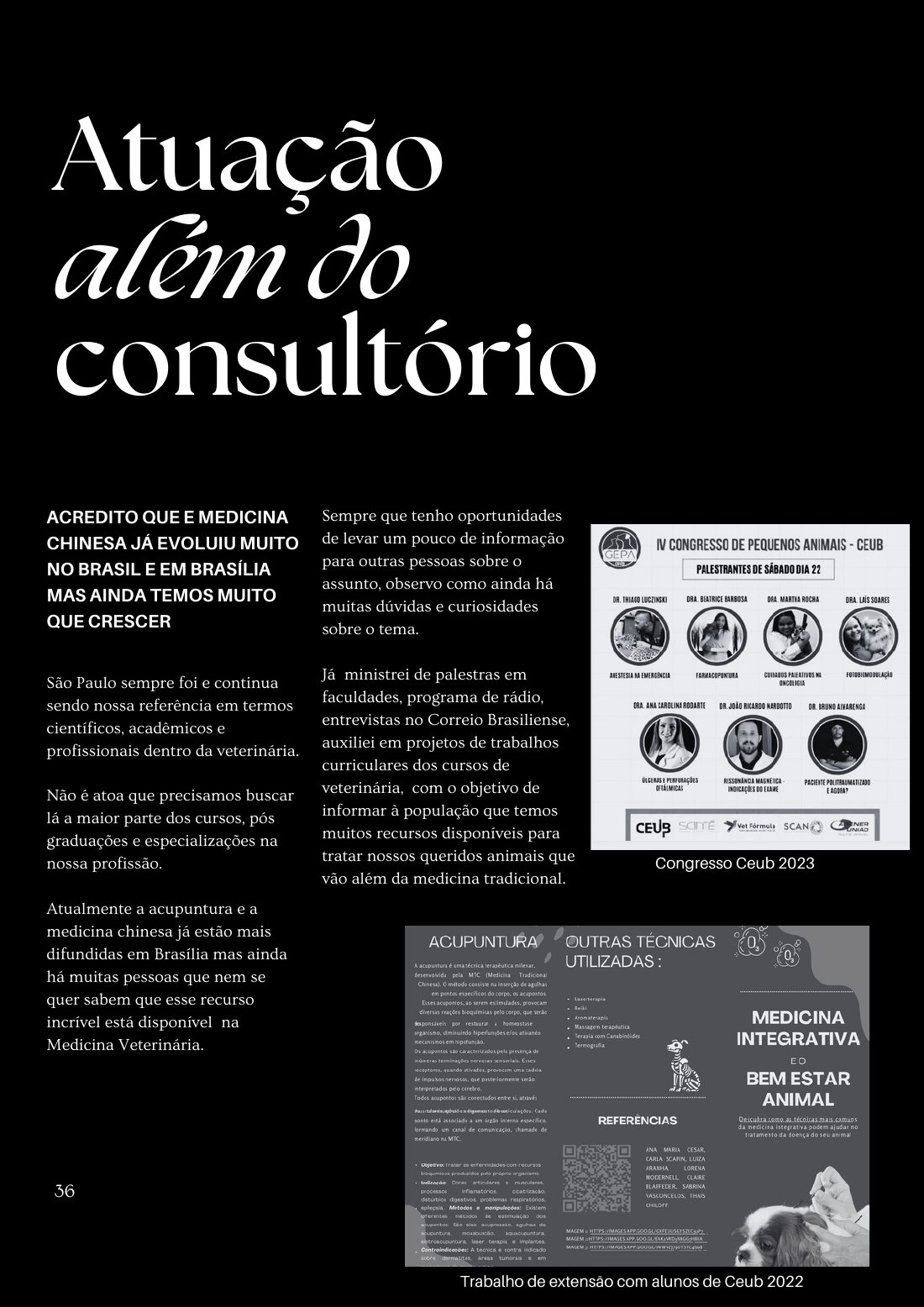 Atuação além do consultório — página 36